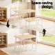 Artiss Dining Table and Chairs Set of 4 Bench Kitchen Furniture Natural and White