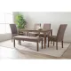Allergo Dining Table 150cm Timber Dining Table - Cocoa