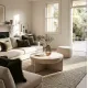 Interior Ave - Zelda Sculptural Stone Coffee Table - Sand Textured Finish