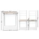 Artiss Dining Table And Chairs Set fo 3 Oak