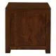 Amsterdam 2 Drawer Bedside Table (Mahogany)