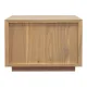 Oscar 1 Drawer Low Bedside Table (Natural)