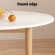 1 Artiss Dining Table and 4 Chairs Set White Wood