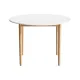 Artiss Dining Table Round White 108CM Diameter Demi