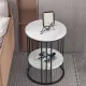 Solid Marble Sofa Side Coffee Table Bedside Storage Display Table Plant Stand