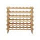 Artiss 36 Bottle Wooden Wine Rack 6 Tier Modular Wine Display Storage Stand Freestanding Holder Natural Pine Wood, 70 x 30 x 70cm