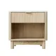 Artiss 2X Bedside Table Nightstand 1 Drawer Shelves Pine