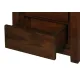 Amsterdam 2 Drawer Bedside Table (Mahogany)
