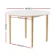 Artiss Dining Table Round White 108CM Diameter Demi