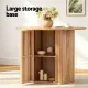 1 Artiss Dining Table and 4 Chairs Set Natural Timber