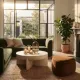 Interior Ave - Zelda Sculptural Stone Coffee Table - Sand Textured Finish