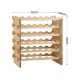 Artiss 36 Bottle Wooden Wine Rack 6 Tier Modular Wine Display Storage Stand Freestanding Holder Natural Pine Wood, 70 x 30 x 70cm