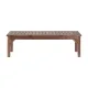 Gardeon Garden Benches Garden Seating Backless Timber Seat 150cm Brown