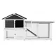 i.Pet Chicken Coop Rabbit Hutch Extra Large Wooden Run Cage House With Run Cage