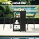 Gardeon Outdoor Bar Set Patio Furniture Dining Chairs Table and Chairs Wicker