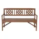 Gardeon Outdoor Garden Bench Wooden Chair 3 Seat Patio Furniture Lounge Natural