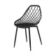 Gardeon 4PC Outdoor Dining Chairs PP Lounge Chair Patio Garden Furniture Black