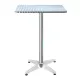 Gardeon Outdoor Bar Table Adjustable Aluminium Square 70/110cm