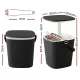 Gardeon 2-in-1 Outdoor Bar Table Portable Wine Cooler 15L Ice Bucket Tong Black