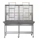 YES4PETS XL 184 cm Bird Cage Pet Parrot Aviary  Perch Castor Wheel Removable Divider
