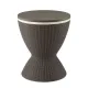 Gardeon Outdoor Bar Table Portable Ice Bucket Cooler 30L Adjustable Top Brown