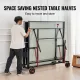 Ping Pong Table Foldable Table Tennis Game Table Indoor Outdoor with Net