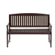 Gardeon Outdoor Garden Bench Wooden 2 Seater Lounge Chair Patio Furniture Brown