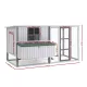 i.Pet Chicken Coop 219cm Rabbit Hutch Poultry Cage Outdoor Enclosure Wood