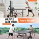 Ping Pong Table Foldable Table Tennis Game Table Indoor Outdoor with Net