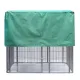 YES4PETS XXXXL Walk-in Bird Cat Dog Chicken Rabbit Cage Pet Parrot Aviary  Perch 219x158x203cm With Green Cover