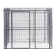 YES4PETS XXXXL Walk-in Bird Cat Dog Chicken Rabbit Cage Pet Parrot Aviary  Perch 219x158x203cm With Green Cover
