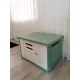 YES4PETS Medium Plastic Pet Dog Puppy Cat House Kennel Green