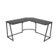 YES4HOMES Corner Computer Desk, Sturdy Home Office Gaming Desk for Laptop, Writing Table, Multipurpose Workstation