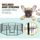 i.Pet 32" 8 Panel Dog Playpen Pet Exercise Cage Enclosure Fence Play Pen