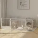 Versatile Sleek Thick Acrylic Pet Playpen Dog Puppies Run Kennel Rabbit Play Pen