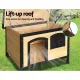 i.Pet Dog Kennel Large Wooden Outdoor Indoor House Pet Puppy Crate Cabin Waterproof