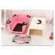 YES4PETS Portable Plastic Dog Cat Pet Pets Carrier Travel Cage With Tray-Pink