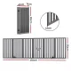 i.Pet Dog Gate Playpen Enclosure 6 Panels Pet Door Fence Wooden Play Pen Stair