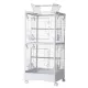 Bird Cage Double Layer Metal Villa Large Size Aviary House for Parrot Pet Indoor