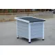 YES4PETS Grey Small Chicken Coop Rabbit Hutch Ferret Cage Guinea Pig Dog Cat Nesting Box