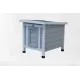 YES4PETS Grey Small Chicken Coop Rabbit Hutch Ferret Cage Guinea Pig Dog Cat Nesting Box