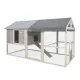Samland Large Wooden Backyard Chicken Coop with Big Run and Nesting Boxes
