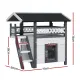 i.Pet Outdoor Cat House Shelter 77cm x 50cm x 73cm Rabbit Hutch Wooden Condo Small Outdoor Cat House
