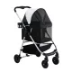 i.Pet Pet Stroller Pram Dog Cat Carrier Cage Large Travel Pushchair Foldable 4 Wheels