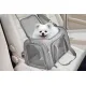 Portable Travel Bag Soft Crate Cage Cat Bag Animal Carriers for Pets -Grey