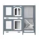 i.Pet Rabbit Hutch Chicken Coop 98cm x 45cm x 92cm Chicken Coop Large Wooden House Run Cage Outdoor