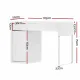 Artiss Computer Desk Drawer Cabinet White