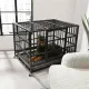 Heavy Duty Dog Cage with Lock & Bottom Tray XXL