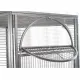 YES4PETS 185cm XXL Corner Bird Cage Pet Parrot Aviary  Perch Castor Wheel