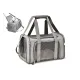 Portable Travel Bag Soft Crate Cage Cat Bag Animal Carriers for Pets -Grey
